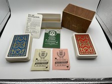 1960: F.X. Schmid 100 Jahre Jubil&auml;um Romm&eacute; / Canasta / Bridge &ndash; 100% VOLLST&Auml;NDIG