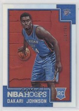 2015-16 Panini NBA Hoops Rookies Silver 210/299 Dakari Johnson #282 0qr0