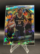 2025 Panini Prizm WNBA Cracked Ice Prizm #130 Tyasha Harris Dallas Wings