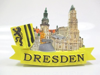 Dresden Sachsen Frauenkirche Premium Magnet Poly Souvenir Germany (53)