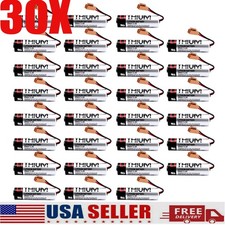   30X ER6V/3.6V 2400mAh PLC Lithium Battery For TOSHIBA with Brown Plug