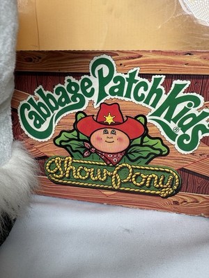 Ancien patch chou spectacle enfants poney peluche cheval
