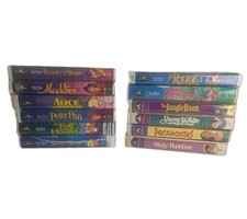 LOT OF 12 Vintage DISNEY VHS MOVIES