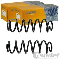 2X Spidan Fahrwerksfedern Hinten Passend FÜR Skoda Octavia Links+Rechts | 87787
