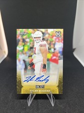 TYLER BIADASZ 2020 Leaf Draft Yellow Parallel Rookie Auto Autograph RC #BA-TB2
