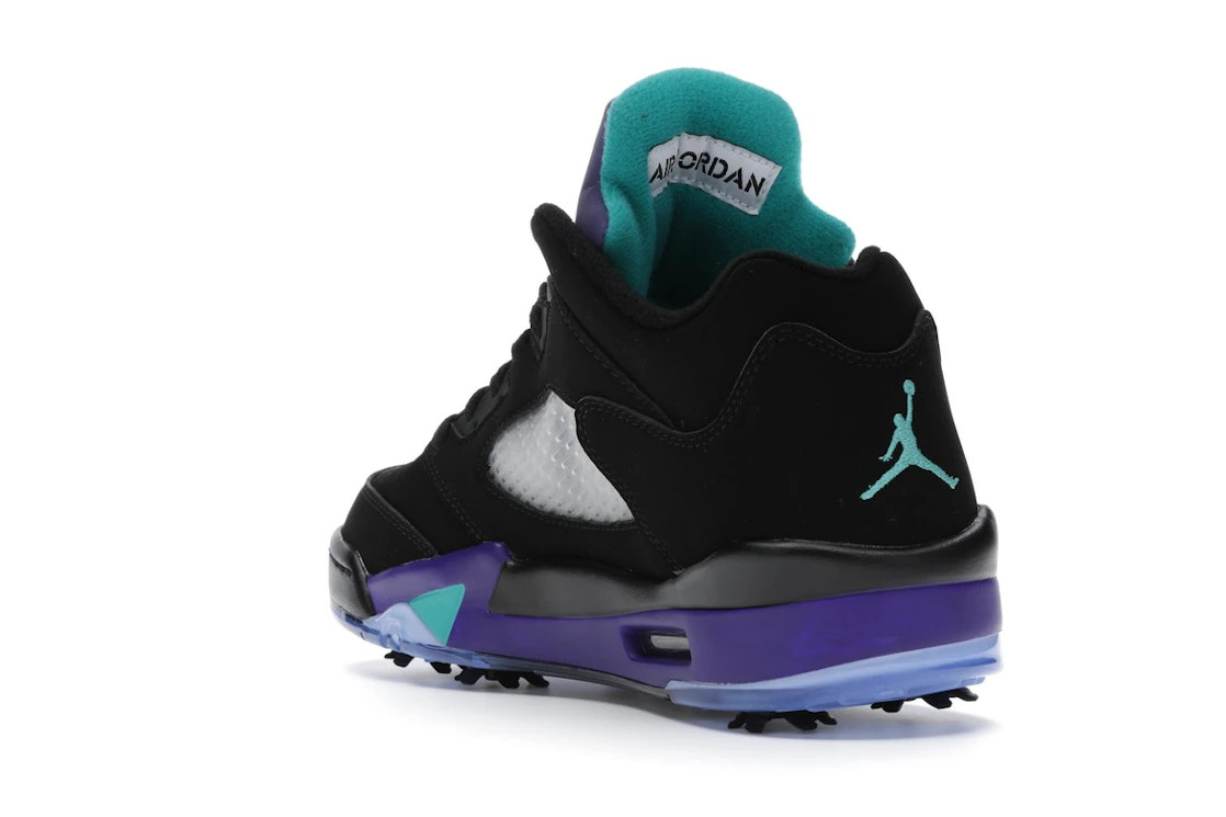 Size 13 - Air Jordan 5 Golf Low Black Grape for sale online