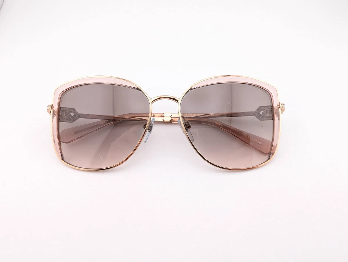 Bvlgari Pink Plastic Frame Sunglasses for Women for sale | eBay display picture 1
