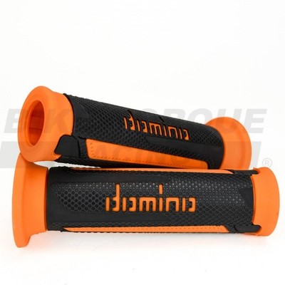 Original Domino Turismo Anthrazit & Orange A350 Griffe für Zero Bikes