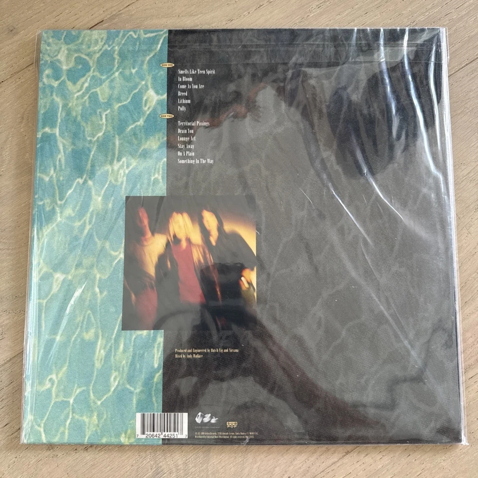 NIRVANA Nevermind US Orig 91 Geffen/Sub-Pop DGC-24425 1st Press Foto 2 de 2