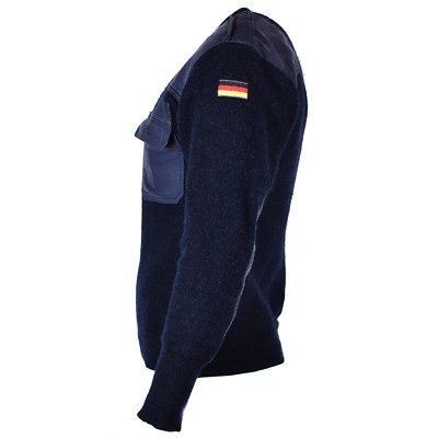 Pullover In Stile Tedesco Pullover Commando Jumper Navy Blue New - Foto 3