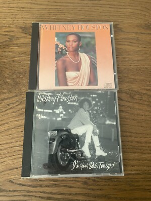 Whitney Houston CD Lot Of 2 Self Titled I m Your Baby Tonight