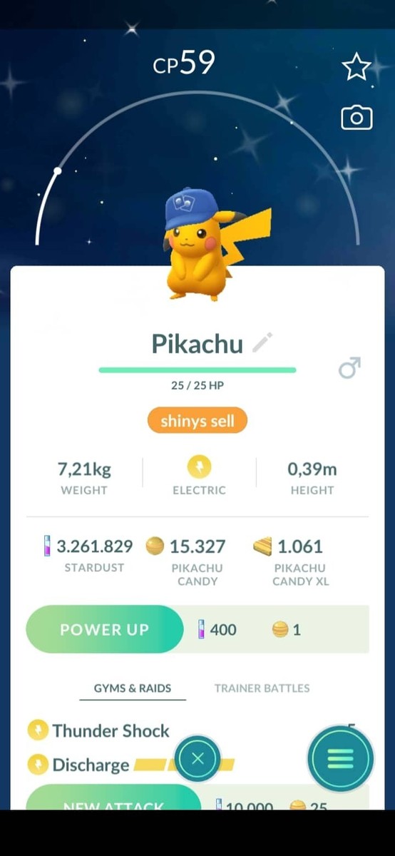 hat pikachu pokemon go card Pokémon Go ✨ Shiny ✨ Pikachu (TCG Hat) ✨