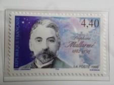 FRANCE 1998 timbre 3171, STEPHANE MALLARME', POETE CELEBRITE', neuf**, MNH