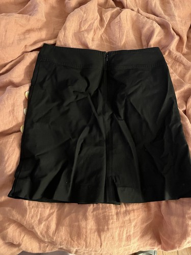 Les copains women’s black mini skirt with slit and buttons medium 40 - Picture 4 of 4