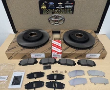2006-2012 RAV4 4CYL FRONT GENUINE TOYOTA BRAKE KIT OEM ROTORS, TCMC PADS & SHIMS
