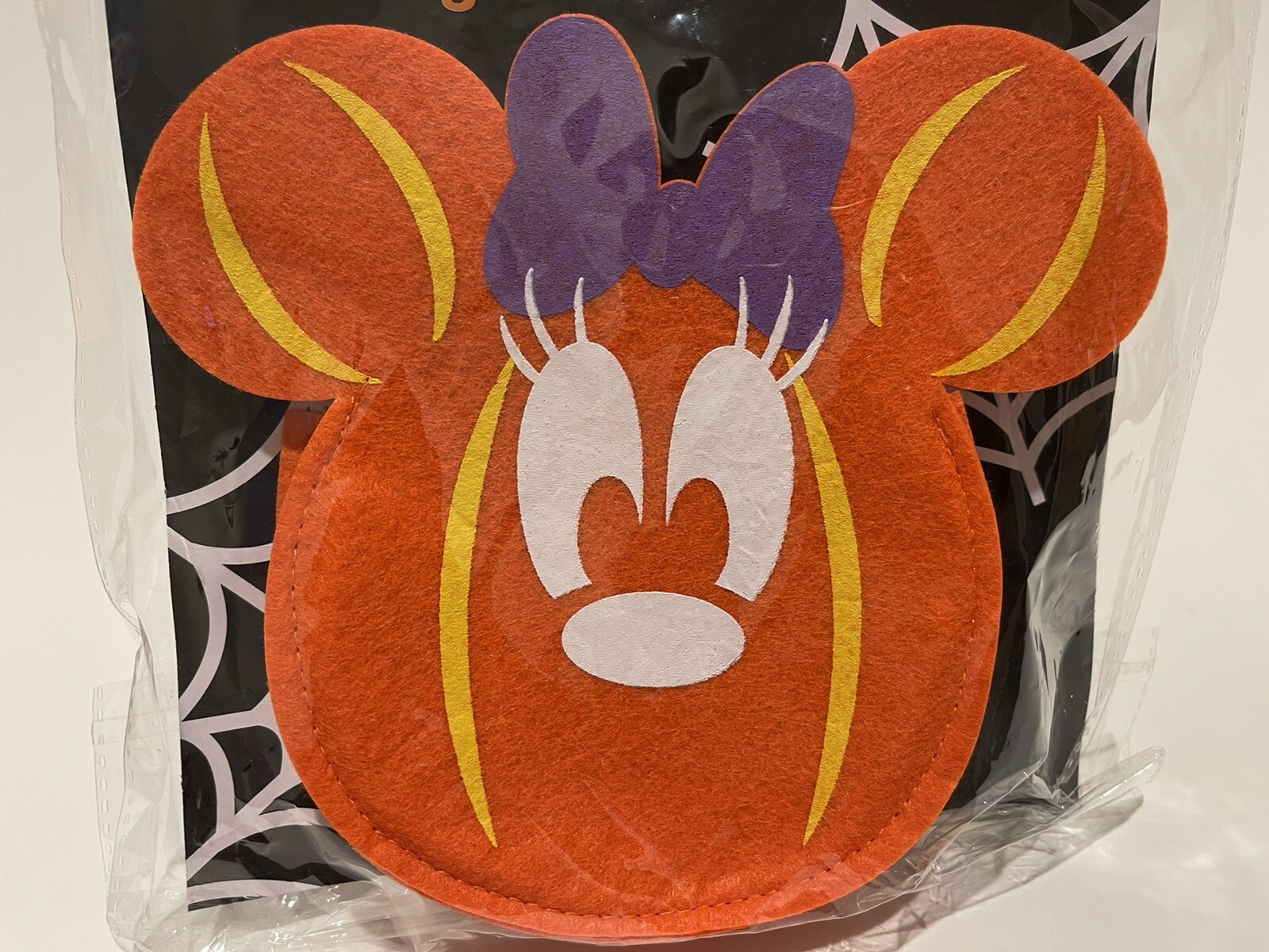 DISNEY MINNEY MOUSE HALLOWEEN DAISO FELT BAG *BRAND NEW