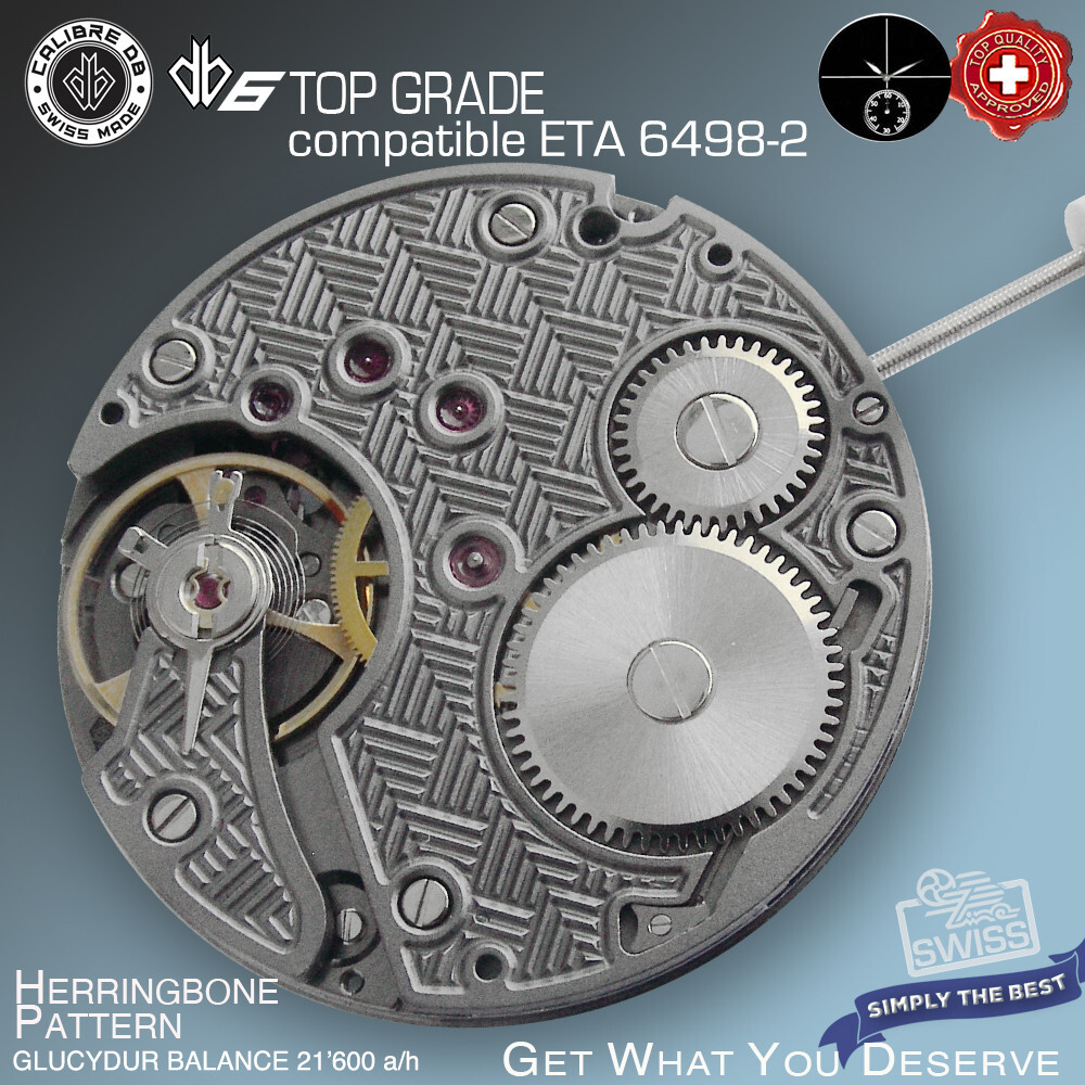 MOVEMENT CAL DB6 HERRING - RUTH-V1 comP. ETA 6498-2 TOP