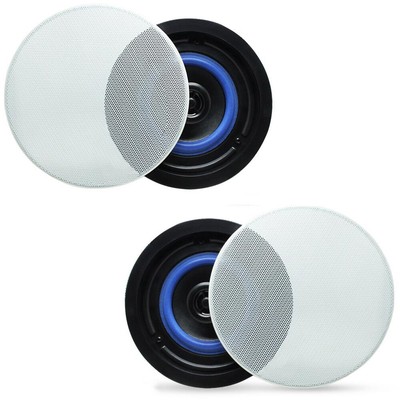 160 Watts 2 Way Flush Mount In Ceiling Speakers Home Bathroom