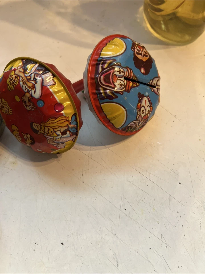 Juego de 8 multi juguetes vintage para hacer ruido de metal Foto 4 de 4