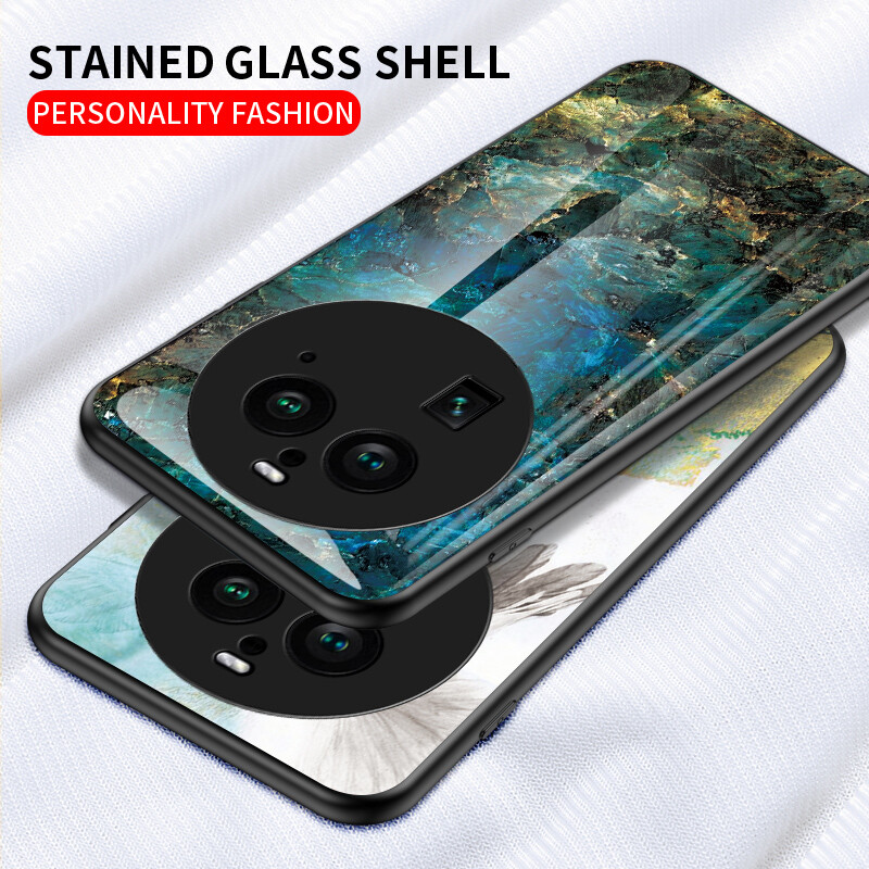 Luxury Marble Hybrid Soft Case for Oppo Find X6 Pro