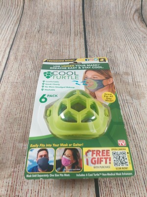 Bulbhead Cool Turtle Cool Turtle Mask Enhancer - Pack of 6