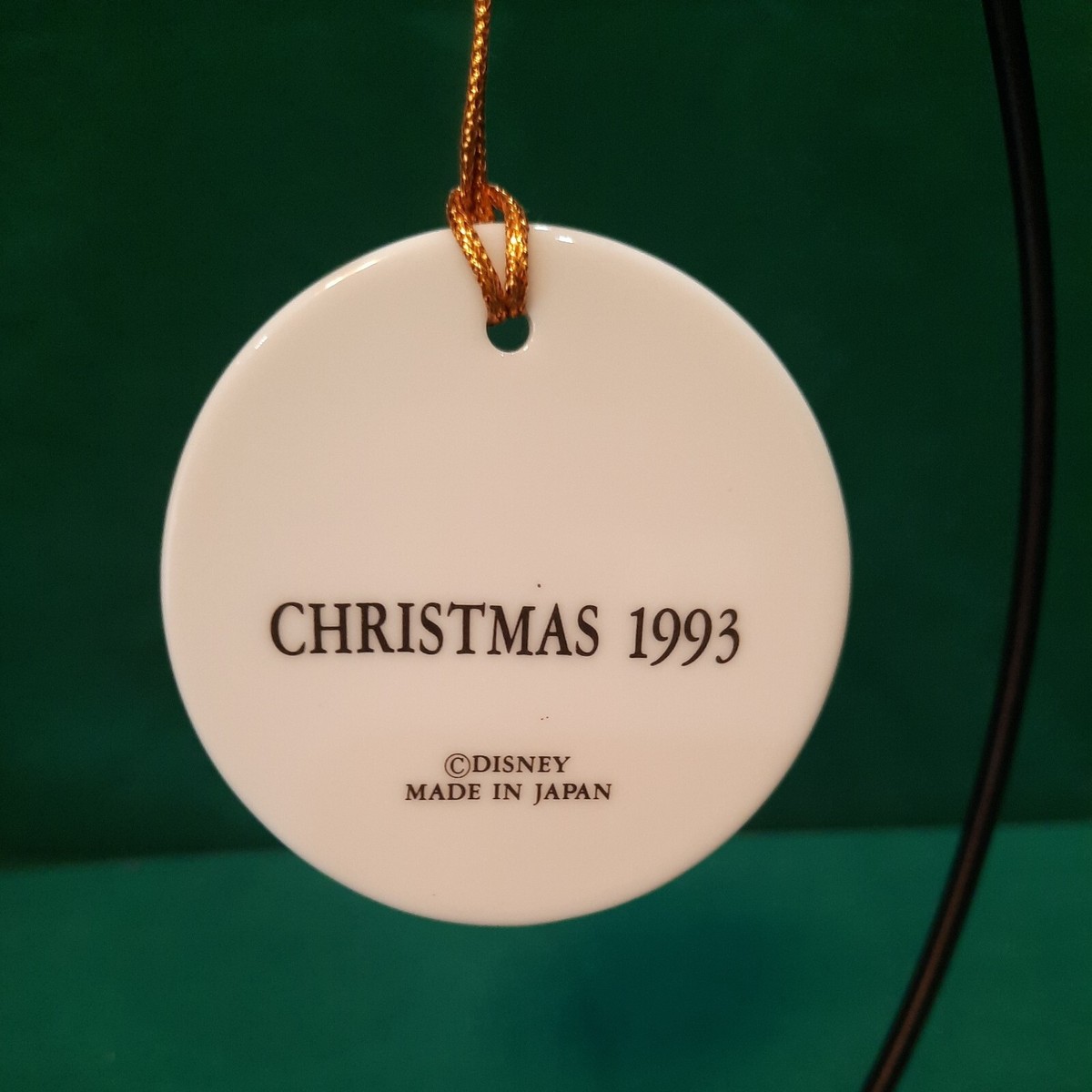 Disney's Christmas Collection Disc Ornament 