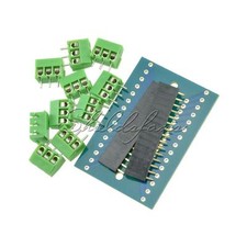 Expansion Board Terminal Adapter DIY Kit For Arduino Nano V3 IO Shield V1.0 Blue