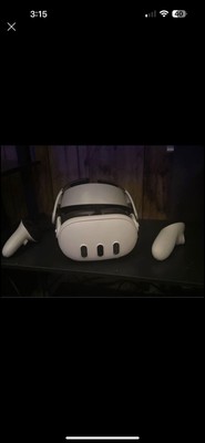 Meta Quest 3 128GB VR Headset + BOBOVR Headstrap + Battery Pack + Link Cable