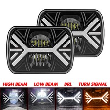 Coppia Fari LED DOT 7x6" 5x7" pollici DRL per Toyota Pickup MR2 Celica Supra