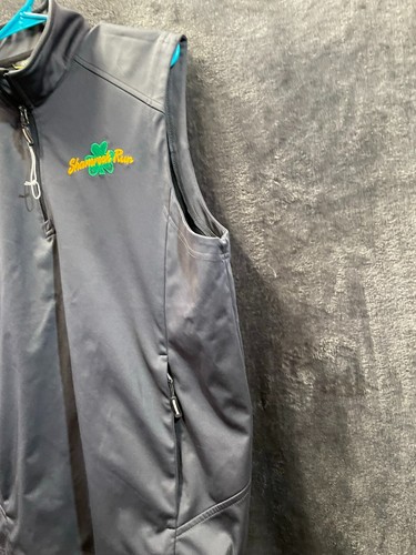 NWT! Core 365 Shamrock Run 1/4 Zip Water-Resist Breathable Men's Vest Gray Sz S - Picture 8 of 12