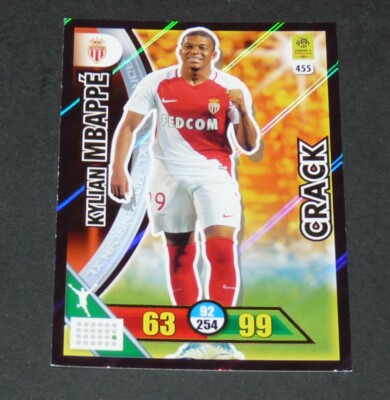 Carte Rookie Kylian Mbappé Monaco 2016/17 | Panini 504/505 | Édition Limitée | Neuf Non Collée
