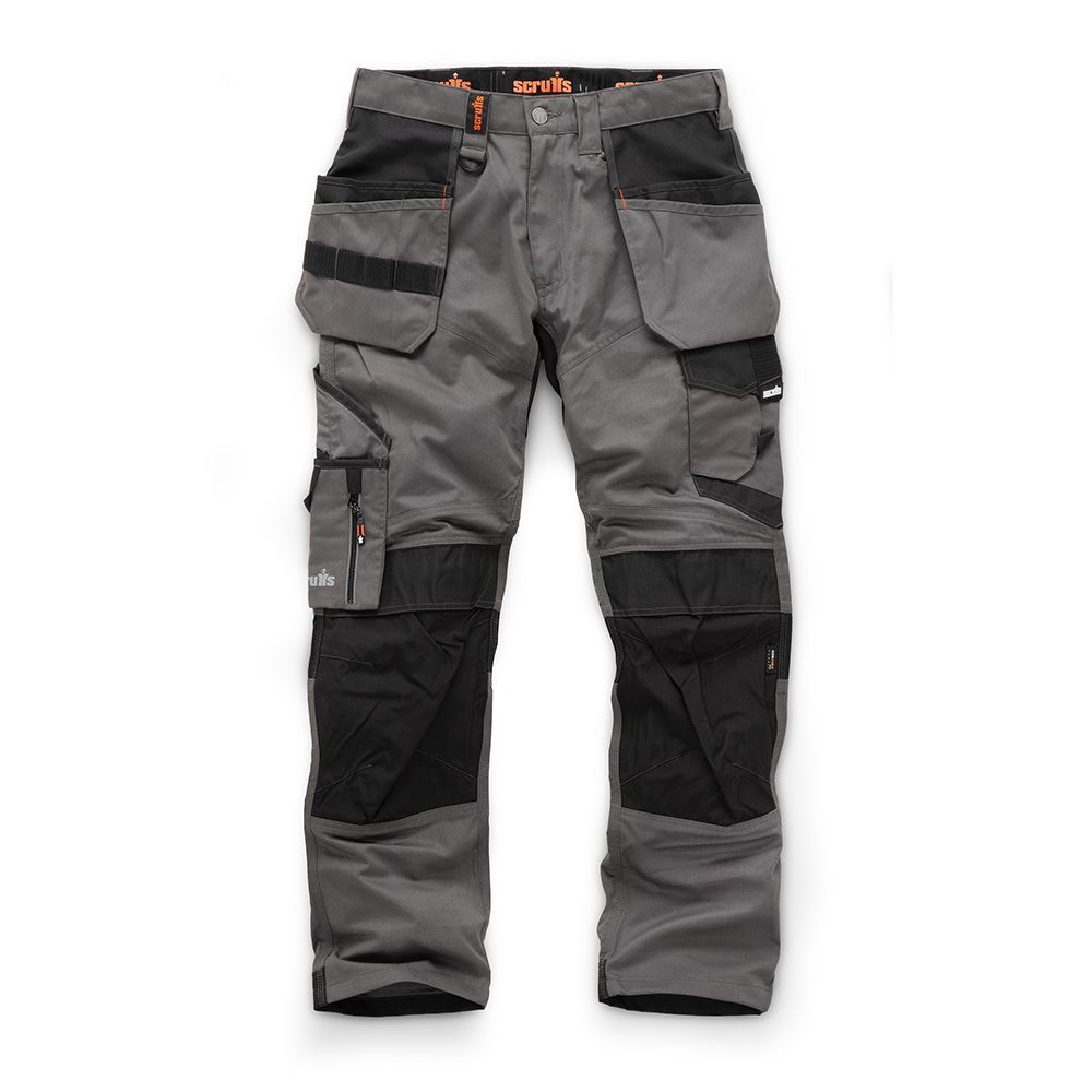 Scruffs - Pantaloni con fondina Trade grigio grafite
