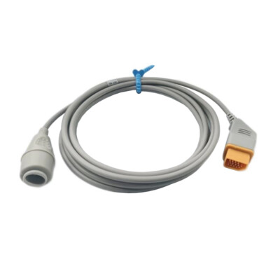 14pin to Edward IBP Pressure Transducer Trunk Cable Compatible with Nihon Kohden