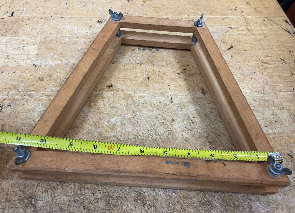 Cadre Presse En Bois Pour Protéger Raquette De Tennis Ancienne
