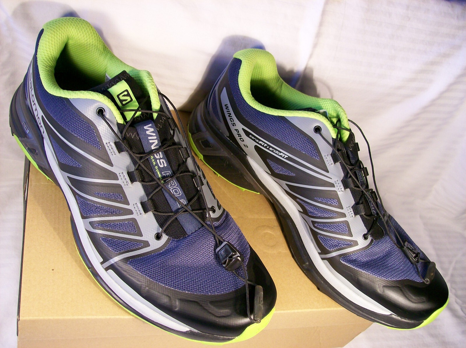 Salomon Wings Pro 2 Trail, Running, Hiking Shoes, Men's US 11.5 med, LN