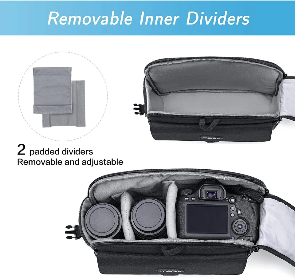 MOSISO Estuche para Cámara con Cubierta de Lluvia DSLR/SLR/Sin Espejo para Canon/Nikon/Sony Foto 3 de 4
