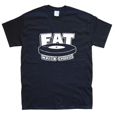 FAT WRECK CHORDS T-SHIRT sizes S M L XL XXL colours Black, Red