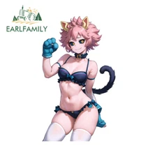 EARLFAMILY 5.1" Sexy Mina Ashido Car Decals Windshield Trunk Vinyl Stickers