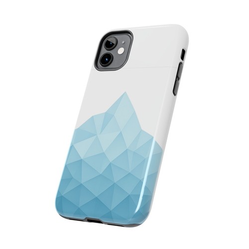 Geometric Iceberg Tough Phone Case, Abstract Glacier Hiking Design, Protective - 第 72/81 張圖片
