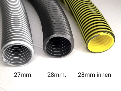 Saugschlauch Meterware 27/28 mm kompatibel mit Protool Festool