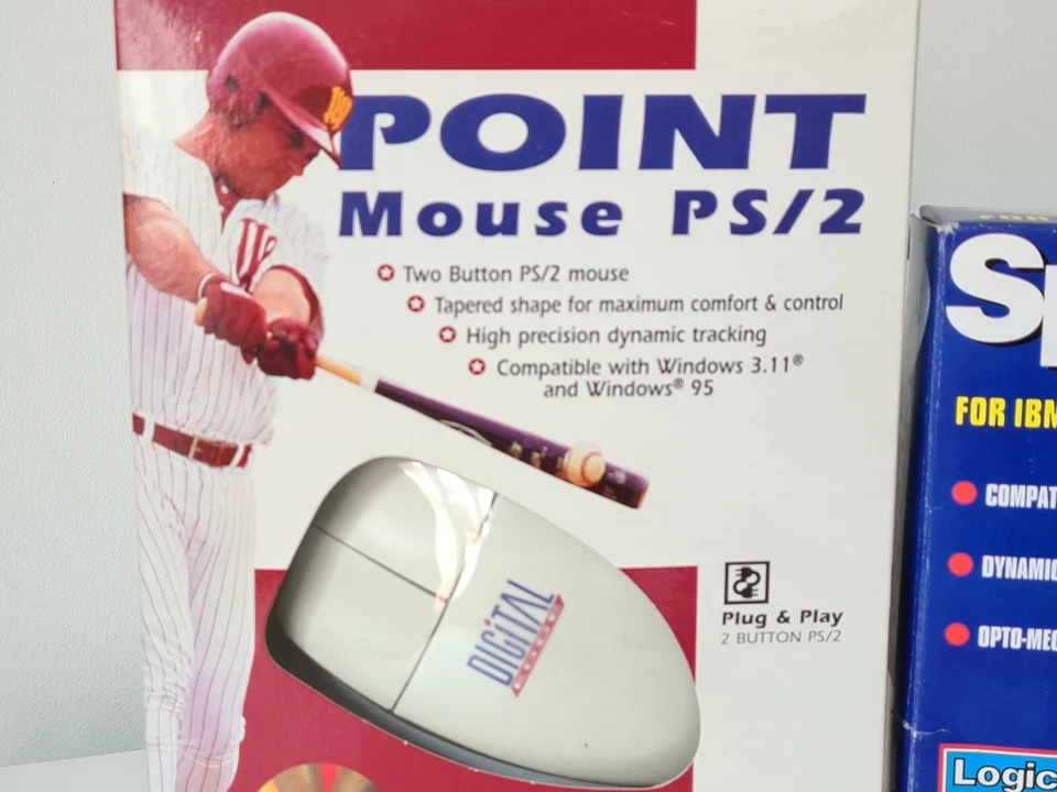 Digital Edge Point Mouse & Logic 3 Speed Mouse 5 - PS/2 Beige Computer Mice PC - Image 2 of 4