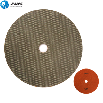 Z-LION 7\" 180mm Diamond Grinding Wheel Electroplated Polishing Pads Flexible Glass Tile Granite Stone Polishing Diamond Tool