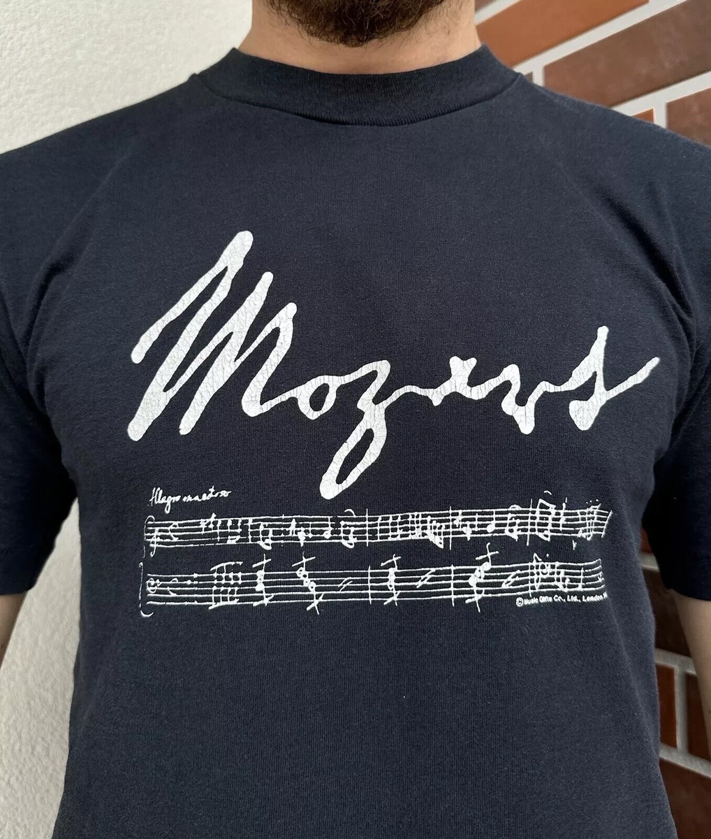 SCREEN STARS VINTAGE 1990s MOZART MUSIC GRAPHIC TEE T-SHIRT SINGLE 