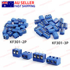 <!--F#f_0-->10/100pcs Blue KF301-2P/3P 5mm Pitch PCB Mount Screw Terminal Block Connector<!--F/-->