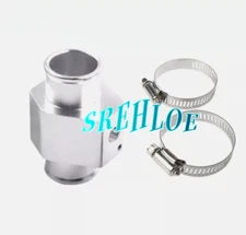 40mm Adapter Water Temp Temperature Joint Pipe Sensor Gauge Radiator Hose Silver