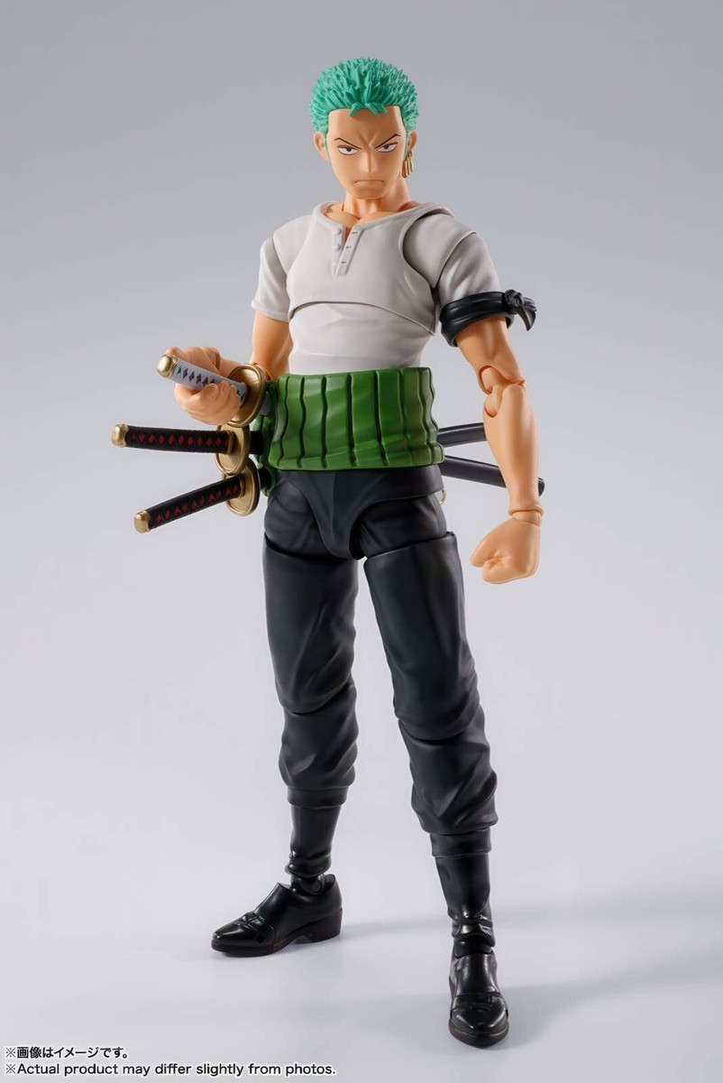 One Piece Zoro Zolo Romance Dawn 6in Anime Action Figure S.H.
