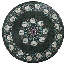 18 " Marmor Table Top Pietra Dura Inlay Handmade Zuhause Dekoration Geschenk