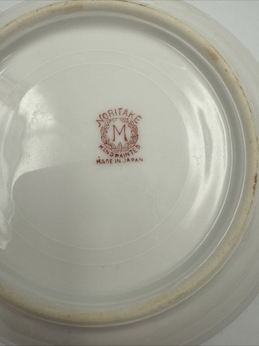 Vintage Handpainted in Japan Noritake Red M Stamp Lake and Cabin 5-1/4” bowl - Picture 17 of 20