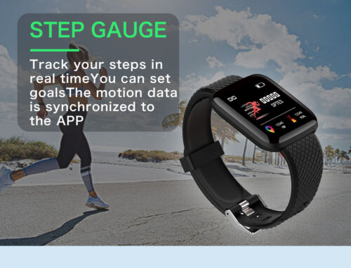 Montre Intelligente Bluetooth Étanche Appel Fréquence Cardiaque Bon Tracker Bracelet Fitness - Photo 7 sur 27