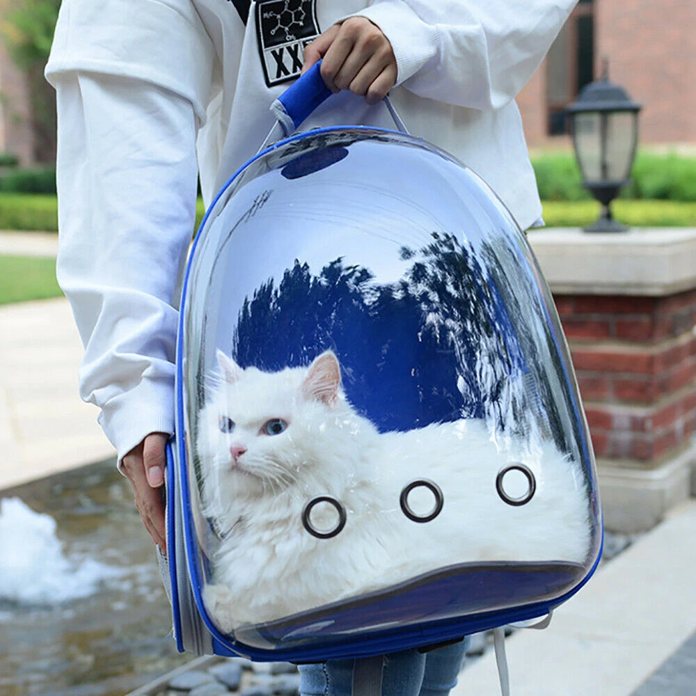 Breathable Astronaut Window Cat Dog Carrier Transparent Backpack
